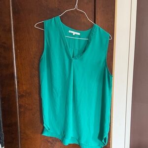 Violet & Claire Teal Sleeveless Blouse